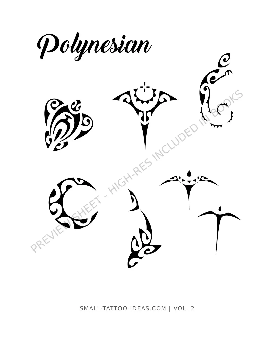 Volume 2: Secondary Polynesian Tribal Flow Sheets