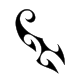 Minimalist scorpion fine line tattoo design