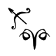 Minimalist zodiac sign astrology symbol tattoo design